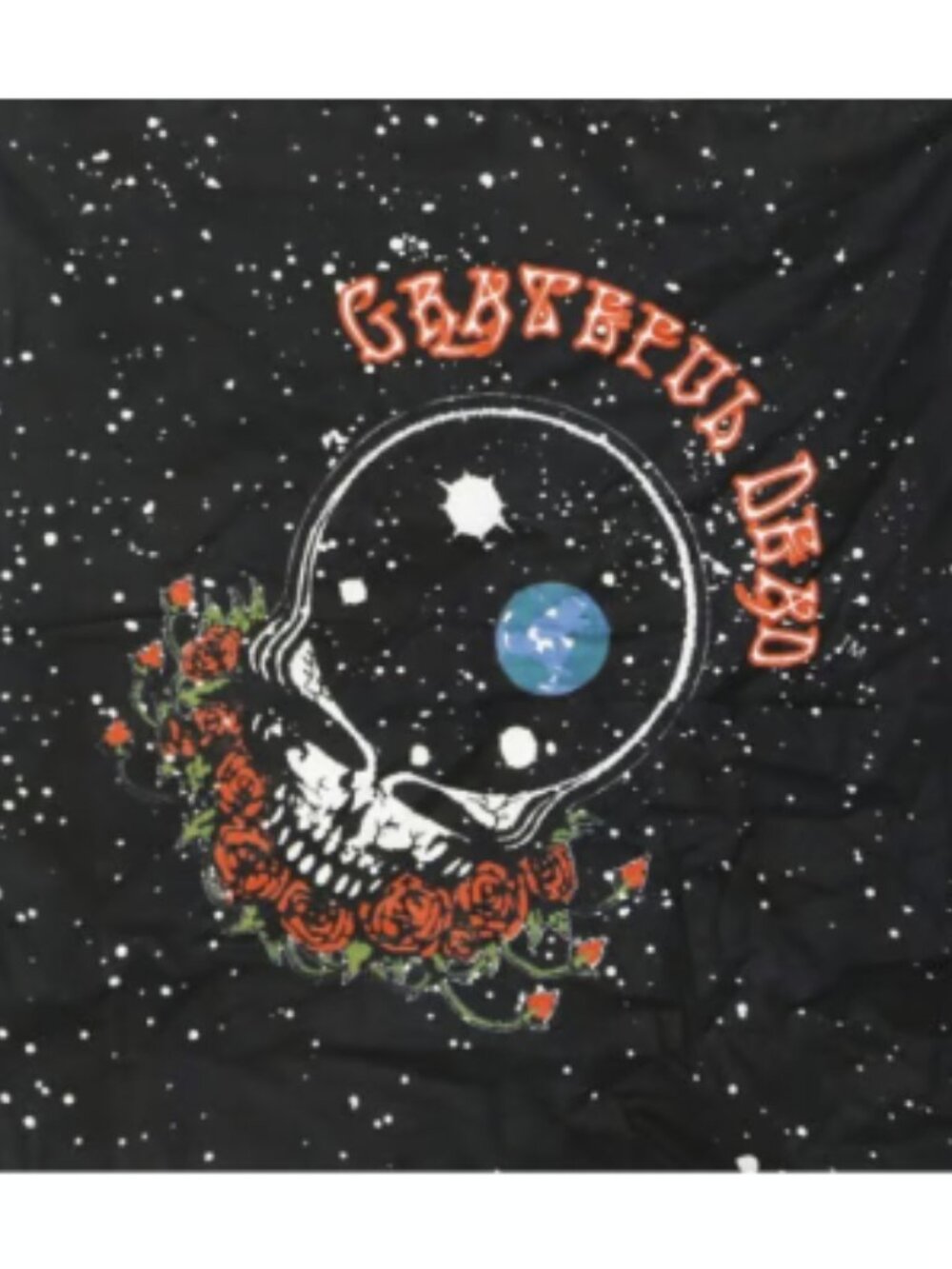 Grateful Dead Space Your Face Bandana ~ Officially Licensed ~ 22" x 22" ~ New!